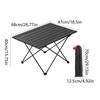Ultralight Portable Folding Camping Table Foldable Outdoor Dinner Desk High Strength Carbon Steel For Garden Party Picnic Bbq