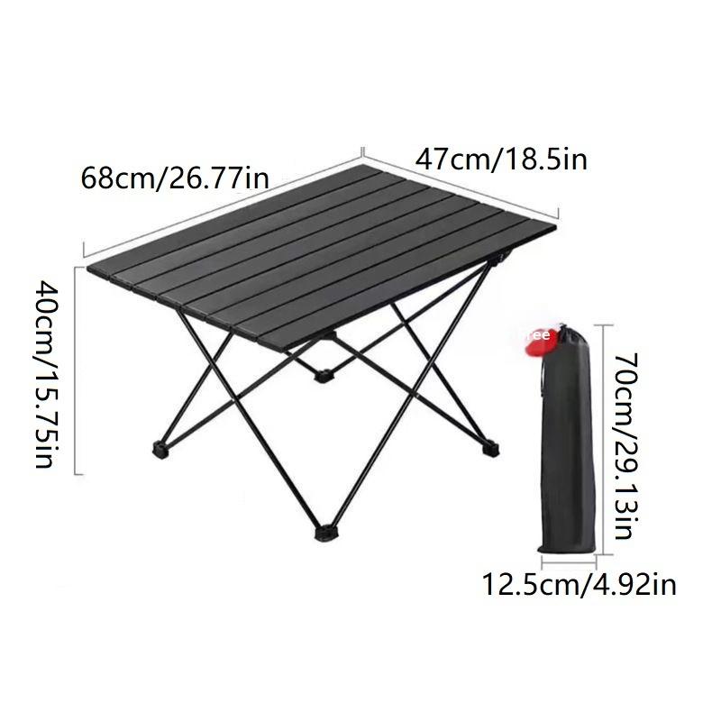 Ultralight Portable Folding Camping Table Foldable Outdoor Dinner Desk High Strength Carbon Steel For Garden Party Picnic Bbq