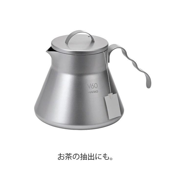 Hario V60 Metal Coffee Server 500ml Silver O-VCSM-50-HSV
