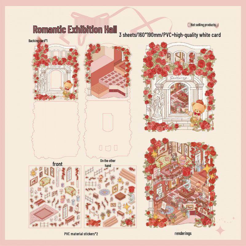 Mr. Paper Fairy Tale Book Series Flat Stickers - DIY Student Fun Pack