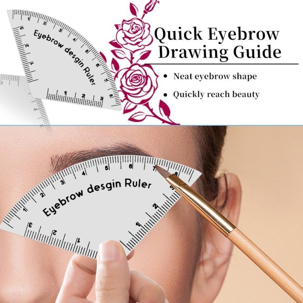Portable Instant Brow Shaper Durable Makeup Drawing Guide Ruler  Tattoo Supplies