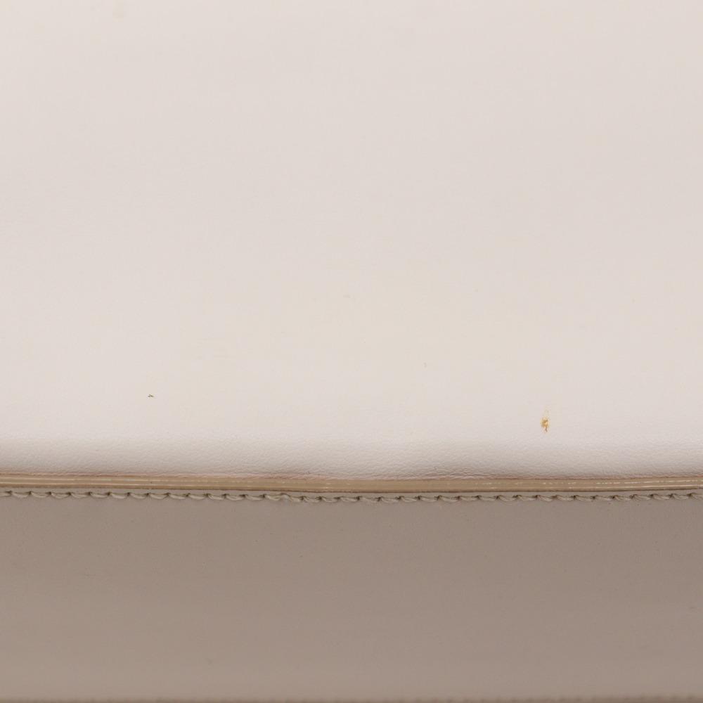 Bally Janelle Handbag JORAH 2WAYShoulder White / Blue Leather Women Used