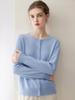 Kangsai 100% Pure Cashmere Women's Round Neck Cardigan - Autumn/Winter Knit Sweater Jacket Top