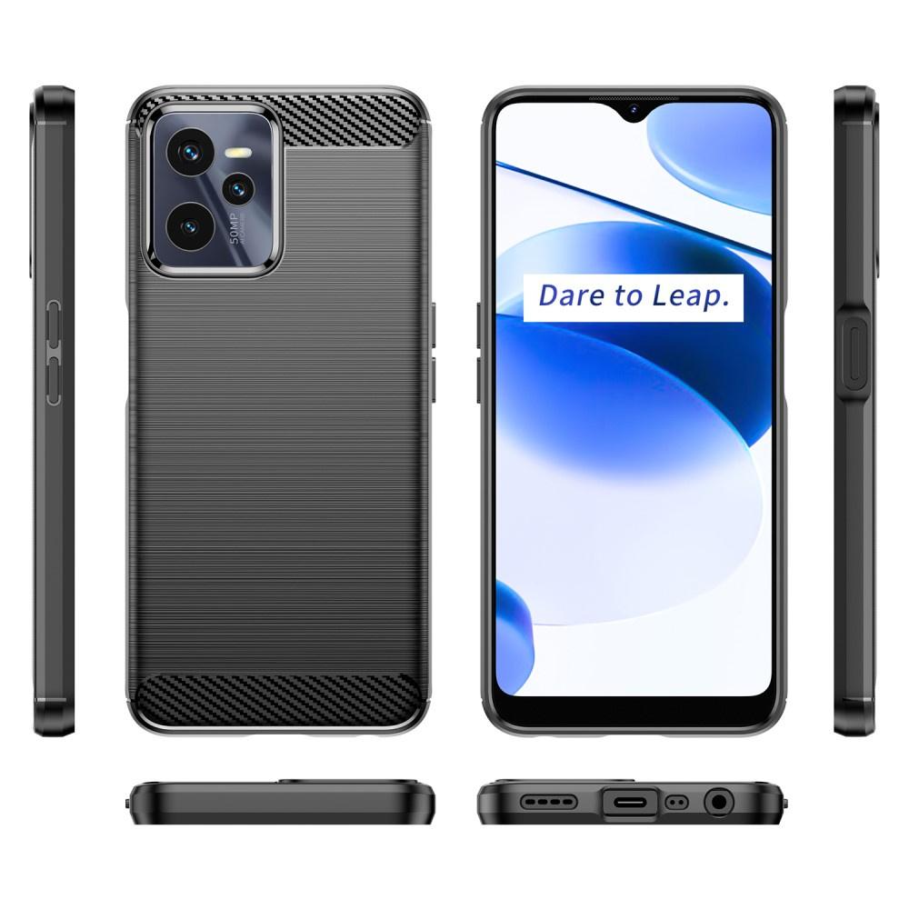 Case for Realme C35, Karbon, Black