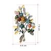 Vintage Kadınlar Noel Ağacı Renkli Rhinestone Broş Pin Kravat Iğnesi Rozeti