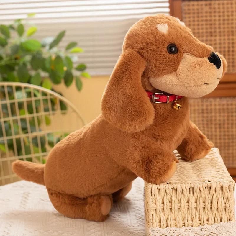 8 Styles Cartoon Simulation Dog Dachshund Soft Plush Toys Stuffed Animals Doll Pet Puppy Baby Kids Children Gift Home Decor