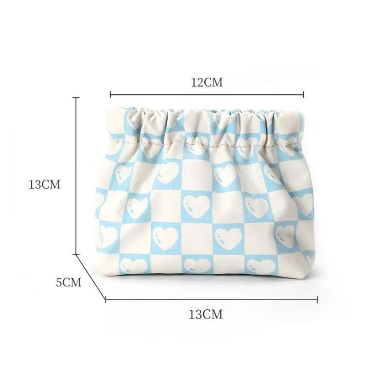 Multi Color Printed Canvas Cosmetics Storage Bag For Girl Students Key Lipstick Makeup Case Organizer Handbag Toiletry Bags