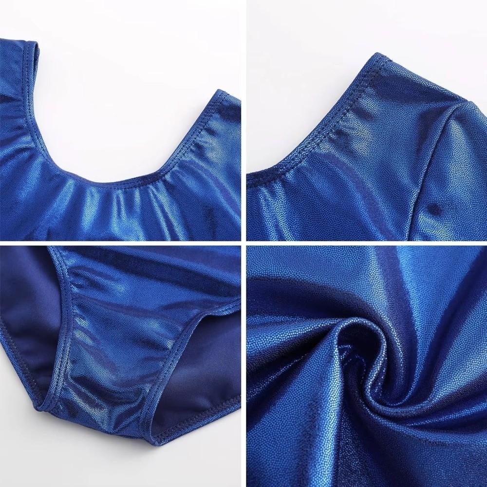 Elastic Dance Leotards Long Sleeve Ballet Dance Outfit Girls Gymnastics Leotards Performance