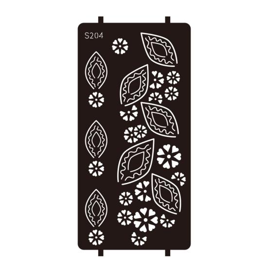 Yousheng Reusable Indian Henna Tattoo Stencils, Mehndi Hand Painting Templates, DIY Flower Pattern for Body Art, Festival Makeup