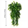 New Plastic Artificial Plant Vine Green Color Branches Fake Hanging Plants Rattan Leaves Fake Rattan Garden