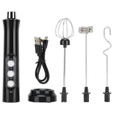 Spumator de lapte electric portabil cu bătător automat pentru ouă, încărcare USB