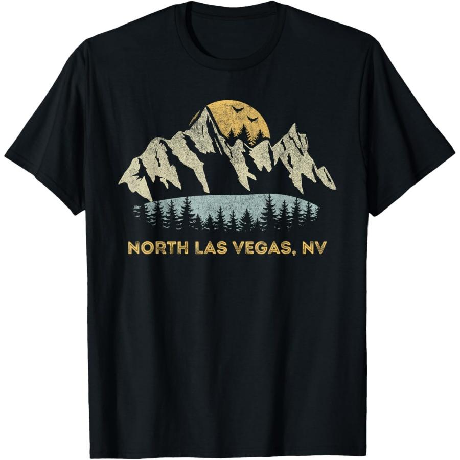 

North Las Vegas Nevada Mountain Sunset Sunrise NV T-Shirt XXXXXL чёрный