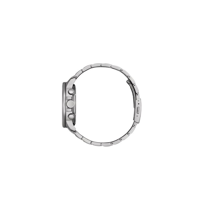 CITIZEN 100 meters waterproof, solar Quartz, titanium strap, , men's watch, blue dial CA4570-88L