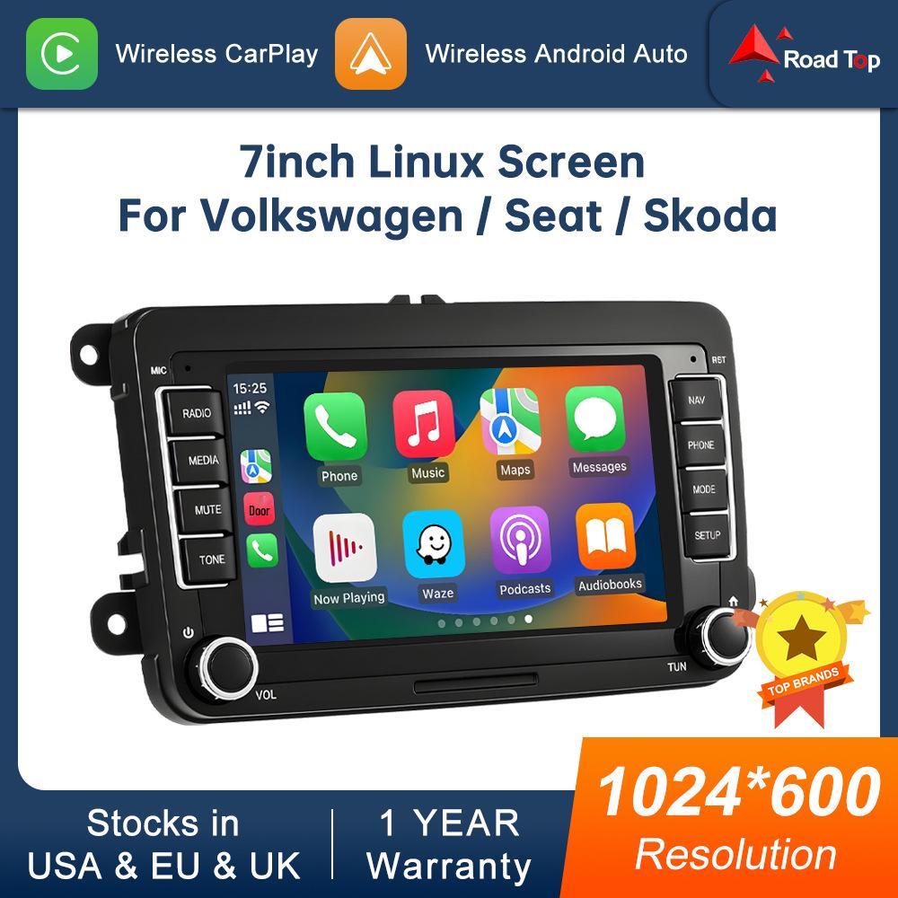 

7-дюймовий мультимедійний дисплей CarPlay для Volkswagen, SEAT, Skoda (Моделі 2003-2015 років) 7 inches