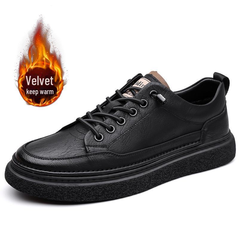 

Мужские модные кроссовки из бархатной хлопковой кожи 2024 года - модная повседневная обувь из натуральной кожи 44