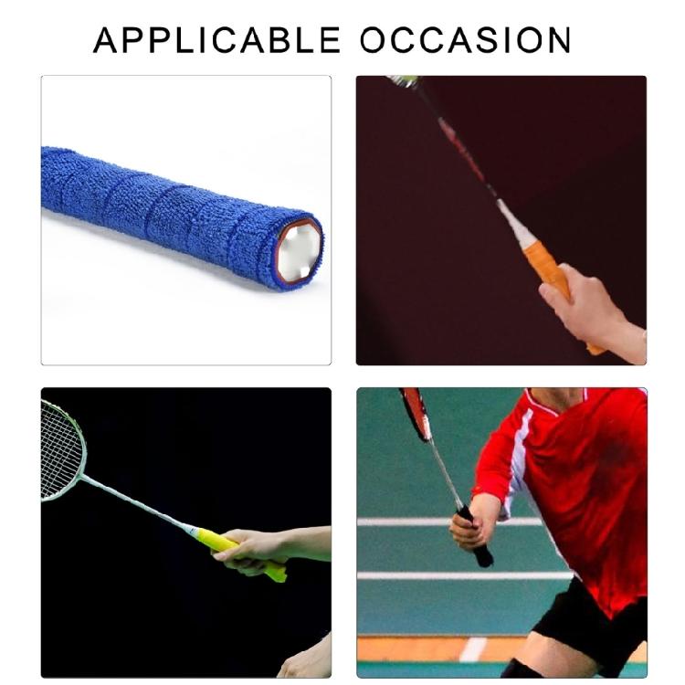 Badminton Racket Grip Tape, Racket Grip Towel Antislip Grip Tape, Water Absorbent Adhesive Squash Racket Grip for Racket