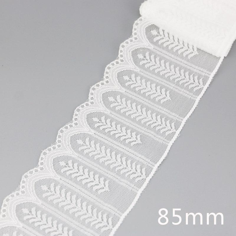 (5 Yards/roll) White Lace Ribbon Fabric Webbing Decoration Lovely Gift Packing Polyester Material