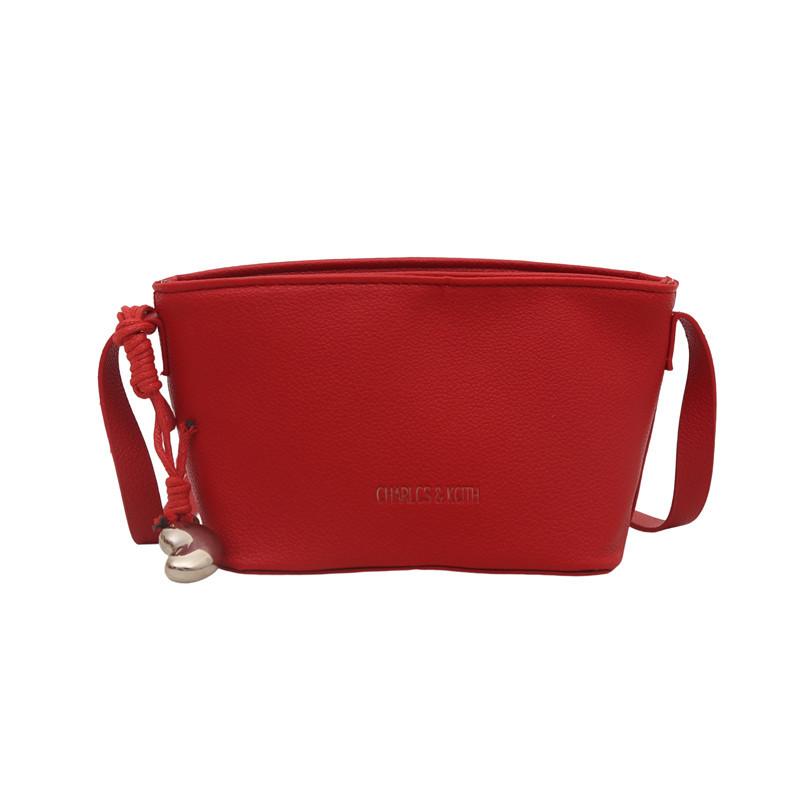 Summer New Fashion Shoulder Bucket Bag Women's Simple Personality Fashion Solid Color Popular Messenger Bag