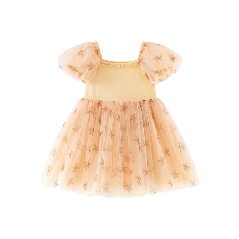 Minibala Girls' Summer Princess Mesh Dress