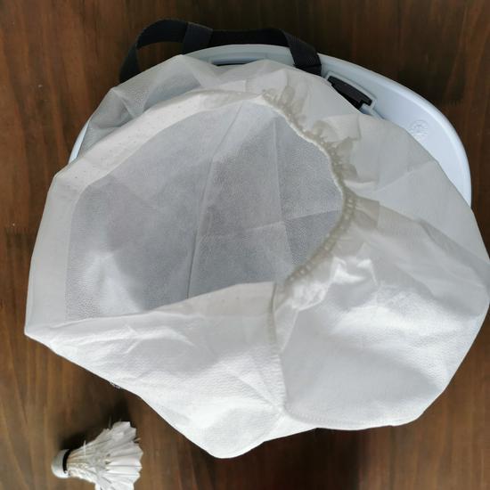 Einweg Atmungsaktive Helmauskleidung Vlies Schweißabsorbierende Kappe in Blau/Weiß