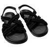 Zara Open Toe Vintage Rope Detail Strap Sandals Men Sandals Black 2751520800