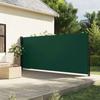 VidaXL Retractable Side Awning Dark Green 170x300 Cm, Garden Privacy Screen, Balcony Windbreak, Outdoor Screen, 4004335