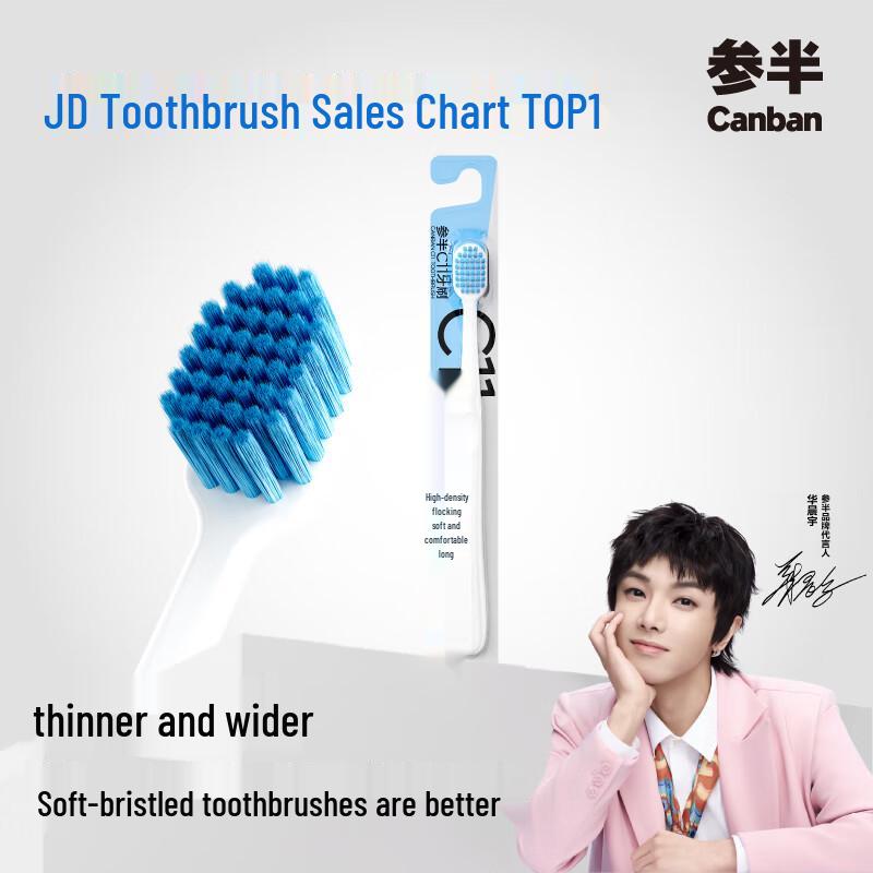 

Senban C11 Wide-Head Soft Bristle Toothbrush