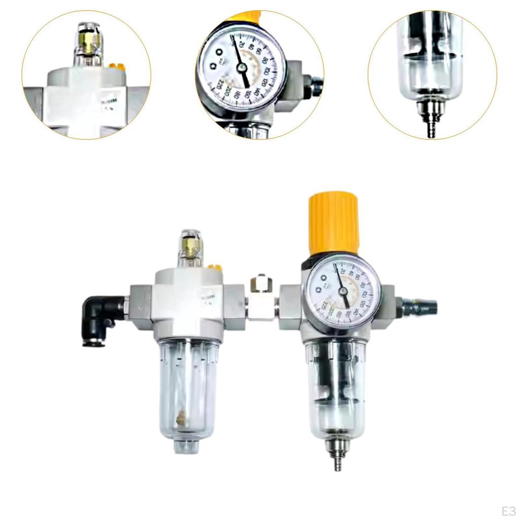 Reifenmontiermaschine Öl-Wasserabscheider 1/4" NPT Einfache Installation Essentiell für Reifendienste Luftdruck