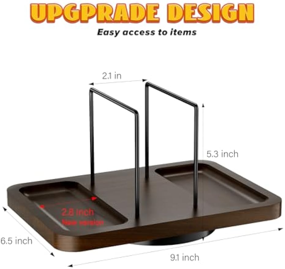 

Rotating Napkin & Paper Towel Holder, Metal Organizer Caddy with Spice Jar Rack, for Kitchen Counter Dining Table, Modern светло-серый