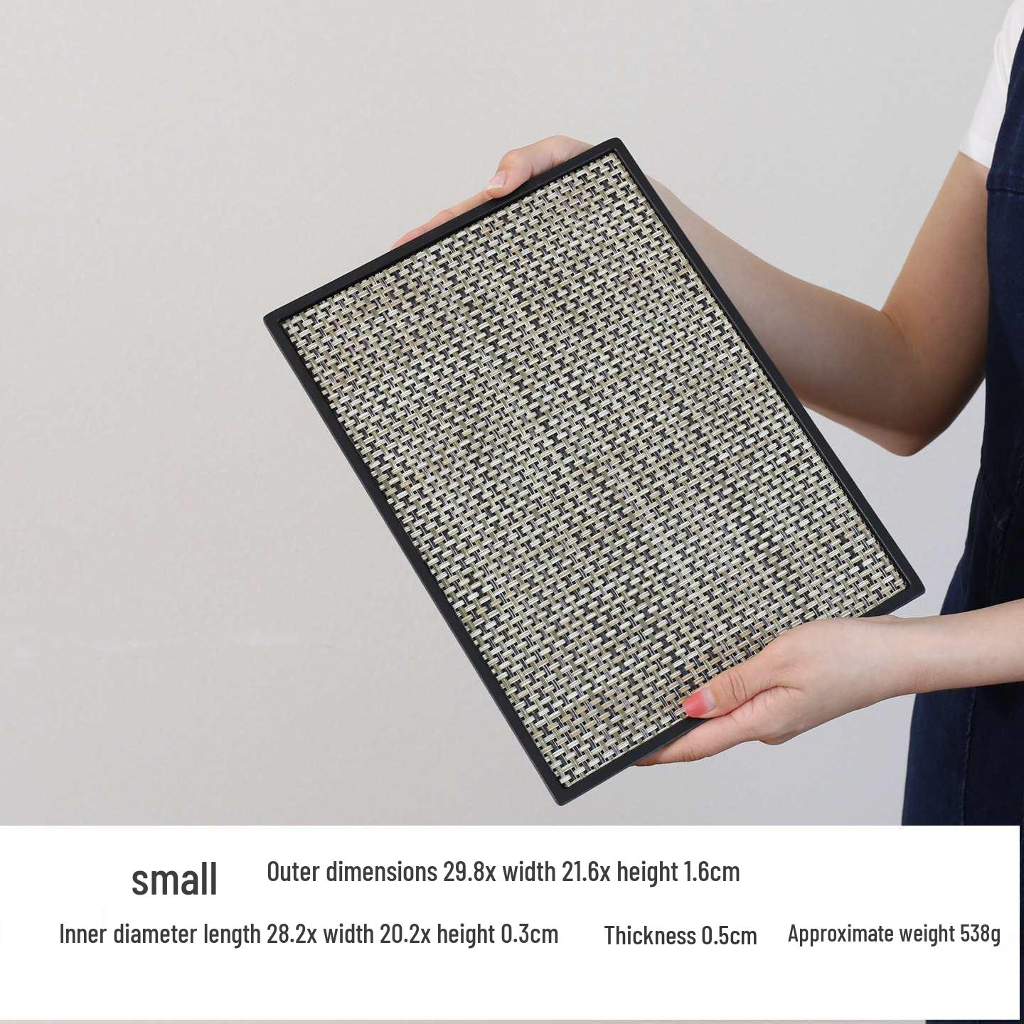 Jiuxi Japanese Style Rectangular Aroma Tea Tray for Cups