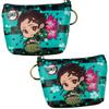 Japan cartoon comics Demon Slayer Coin Purse Earphone Organizer Student Coin Pouch Key Pouch 0023