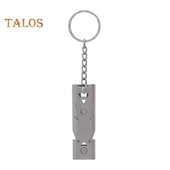 Double Tube Survival Whistle 150dB High Decibel Heavy Duty Stainless Steel Portable Travel Mini Camping Hunting Hiking Outdoor Emergency Whistle