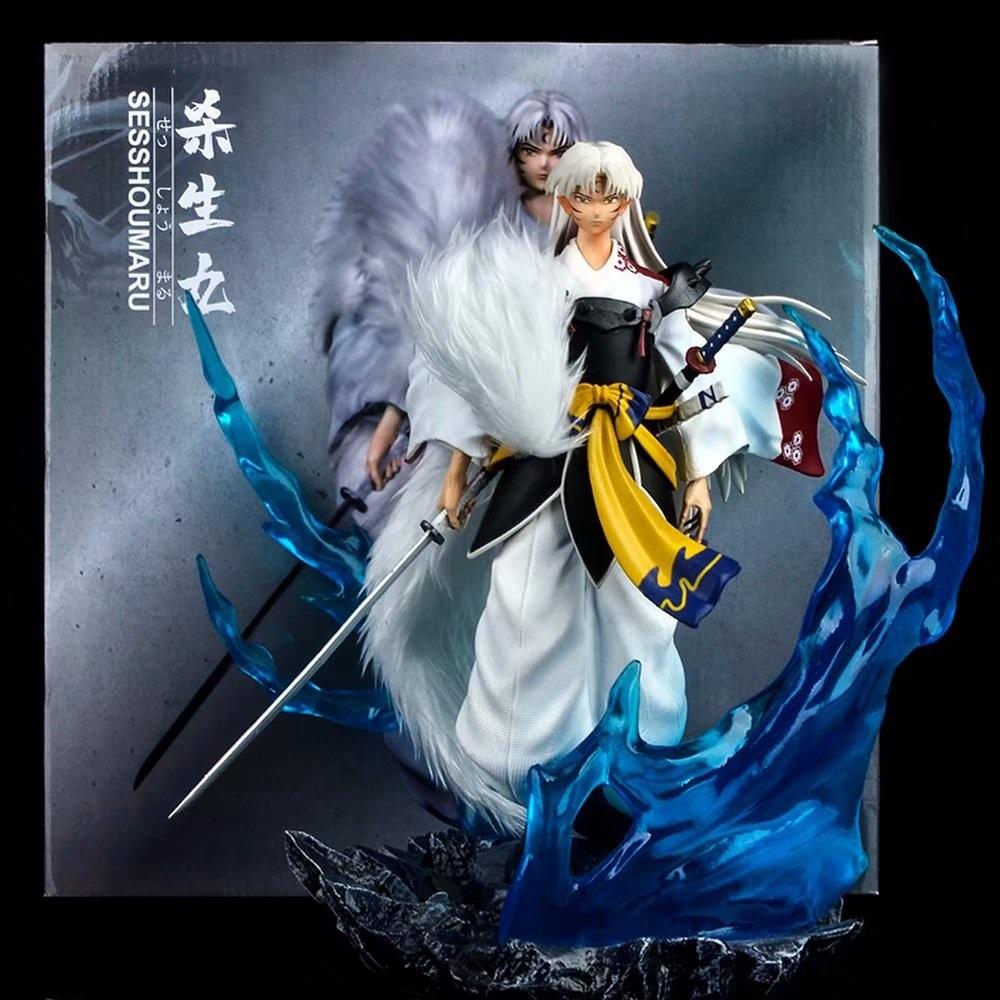 

31cm POP Japanese Anime GK Inuyasha Sesshoumaru Game Statue PVC Action Figure Toy Anime Figure Collection Figure Doll Gifts W145867WW-