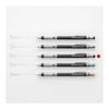 Pentel Graphlet Mechanical Pencil, PG505-AD, Metallic Gray, 0.5mm, Non-slip Knurled Grip, Lead Hardness Indicator, Knock Type