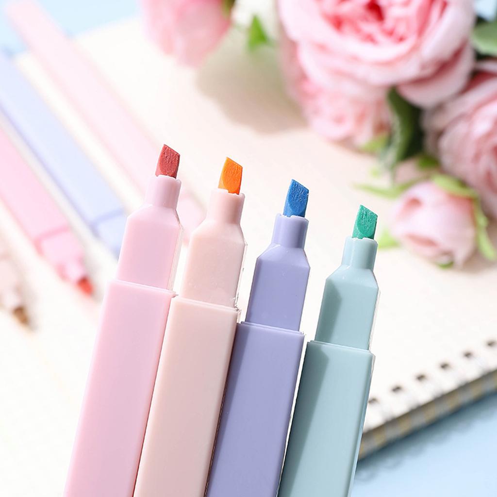 6 Pcs Highlighters Set Chisel Tip Highlighter Markers Highlighter Pen Bible Highlighter Fluorescent Pen for School