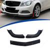 For Mercedes-Benz C Class W204 C180 C200 C250 C300 C350 2011 2013 2014 Automobile Front Bumper Splitter Lip Splitter Body Kit