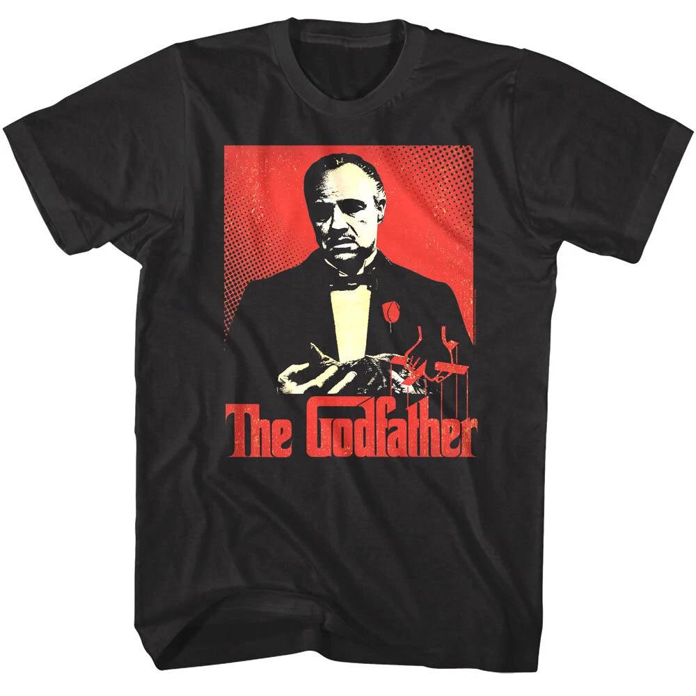 Godfather Don Red Aura Unisexs T Shirt Corleone Rose Cat Mafia Gangster Movie Graphic T Shirts Unisex Clothing Harajuku XL