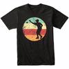 Cornhole Toss Silhouette Retro Cornhole Player T-Shirt - Retro Colors