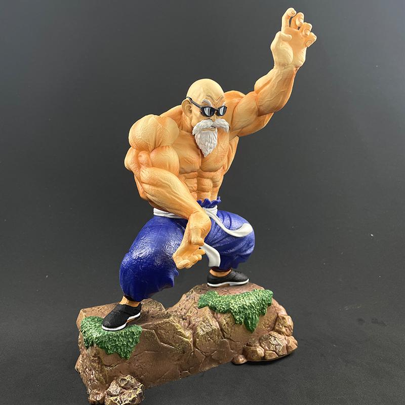 Drogan Boll Master Roshi Figure Kame Sennin Figurine With Base 26cm Pvc Action Figures Collection Model Toys For Children Gifts