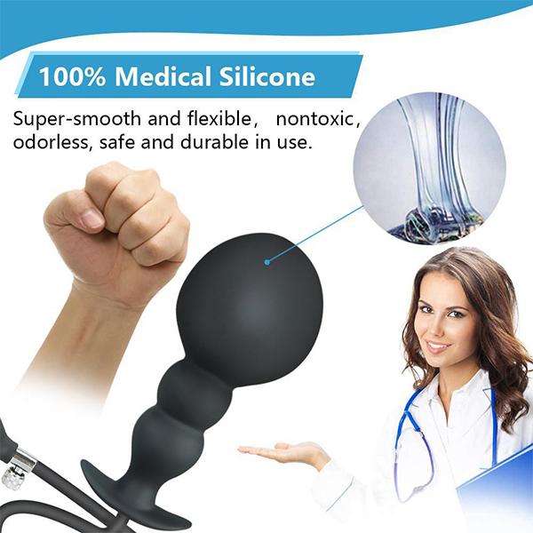 Produkty dla dorosłych rozszerzalny korek analny silikonowy napompowany super duży korek analny Dildo Butt Plug Anal Dilator zabawki erotyczne do masażu prostaty