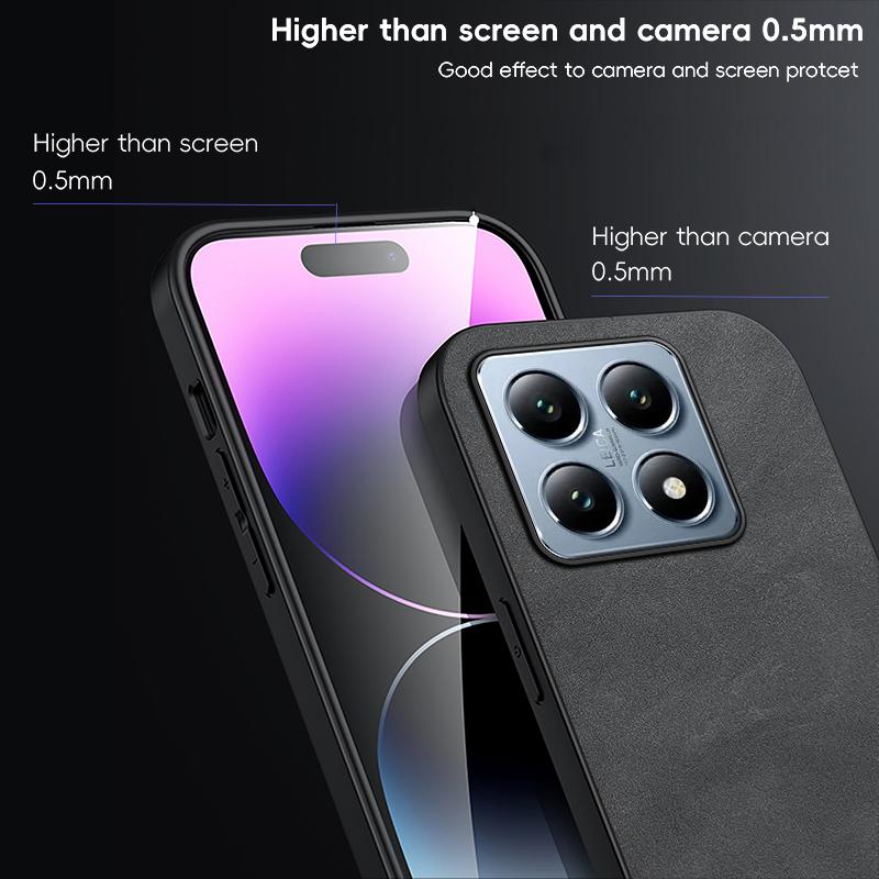 Magnetic Retro Leather Soft Case For Xiaomi 14T Pro Xiaomi14TPro 5G Wireless Charging Phone Case Cover