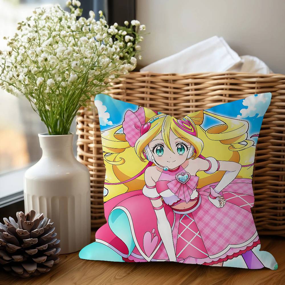 P-Pretty C-Cure Pink Cushion Cover Pillowcase Upholstery Sofa Throw Pillow Home Decor Pillowcas