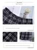 Women's High-Waist Retro Plaid A-Line Pleated Skirt for Spring, Summer, Autumn – Anti-Exposure Short Korean Style