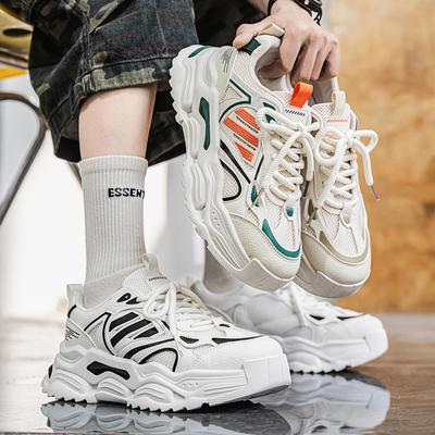 New Fashion New Men's Fashion Casual Low Top Sports Shoes Students Thick Sole Comfortable Sneakers Boys Male Classic Breathable Basketball Shoes