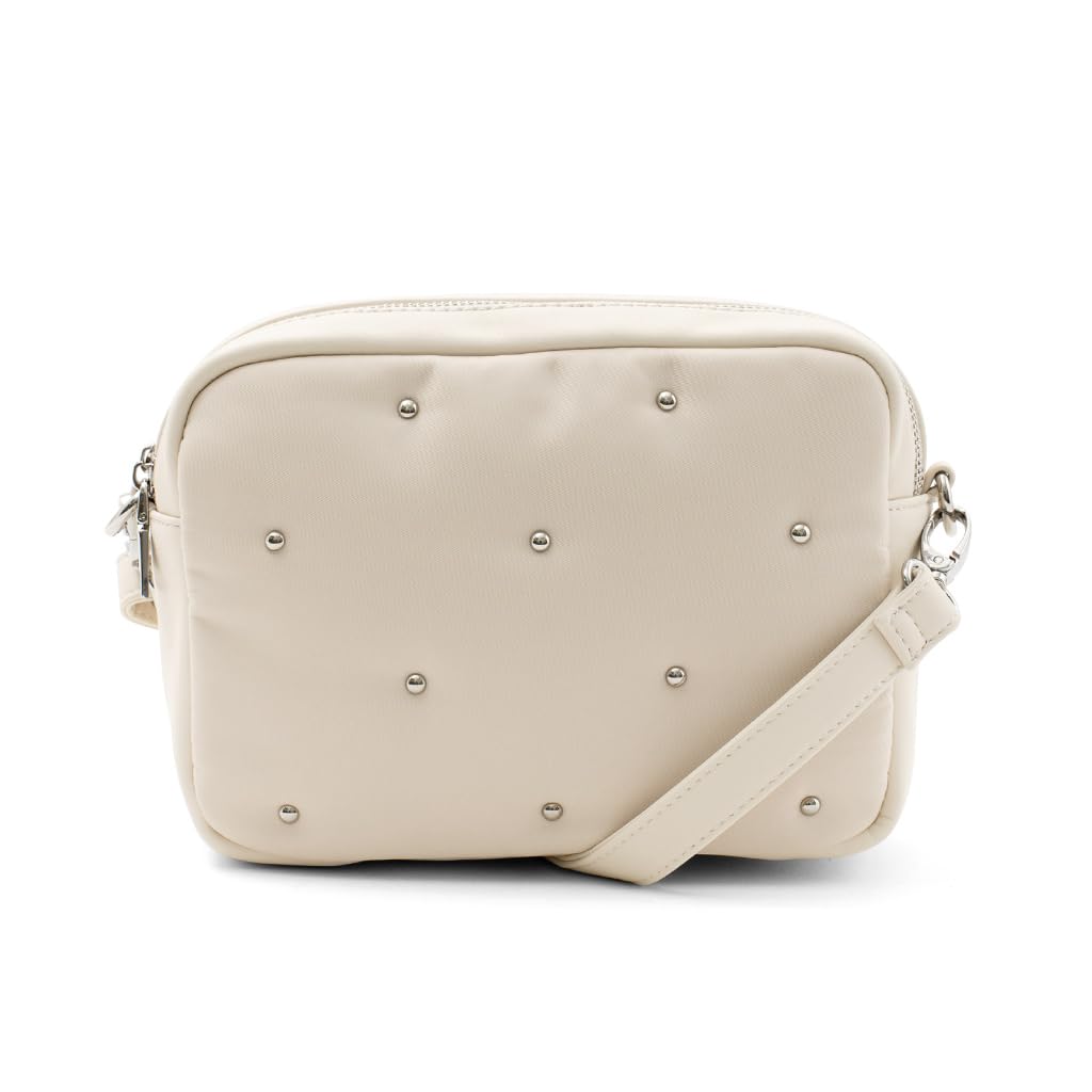 

Vita Felice Ball Studs 2 Space Shoulder Bag for Women [VITAFELICE] inb-10078p (Off White)
