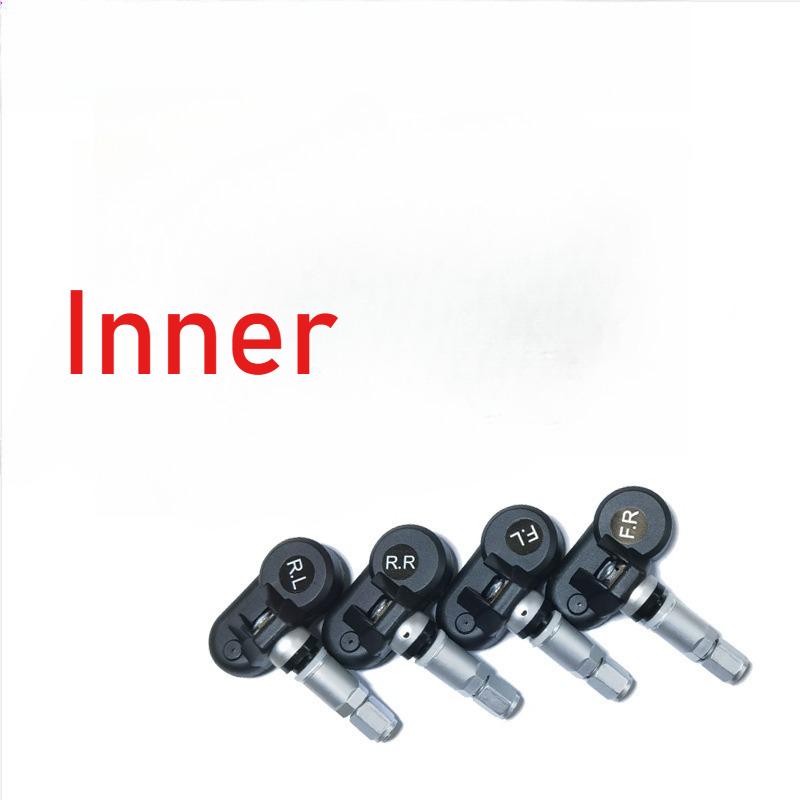 TPMS Car Tire Pressure Monitoring System Wireless Solar Power Security Device Adjustment Durable External Sensors