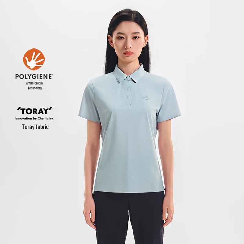Pelliot Women's Quick-Dry UV Protection Polo T-Shirt