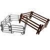 2 Pcs Animal Enclosure Toys Fence Farm Figures Barn Sheep Corral Panel Miniature Simulated Cake Sand Table