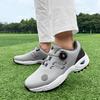 Professional Big Size Outdoor Leather Golf Shoes for Men and Women Black White Man Flat Walking Sneakers