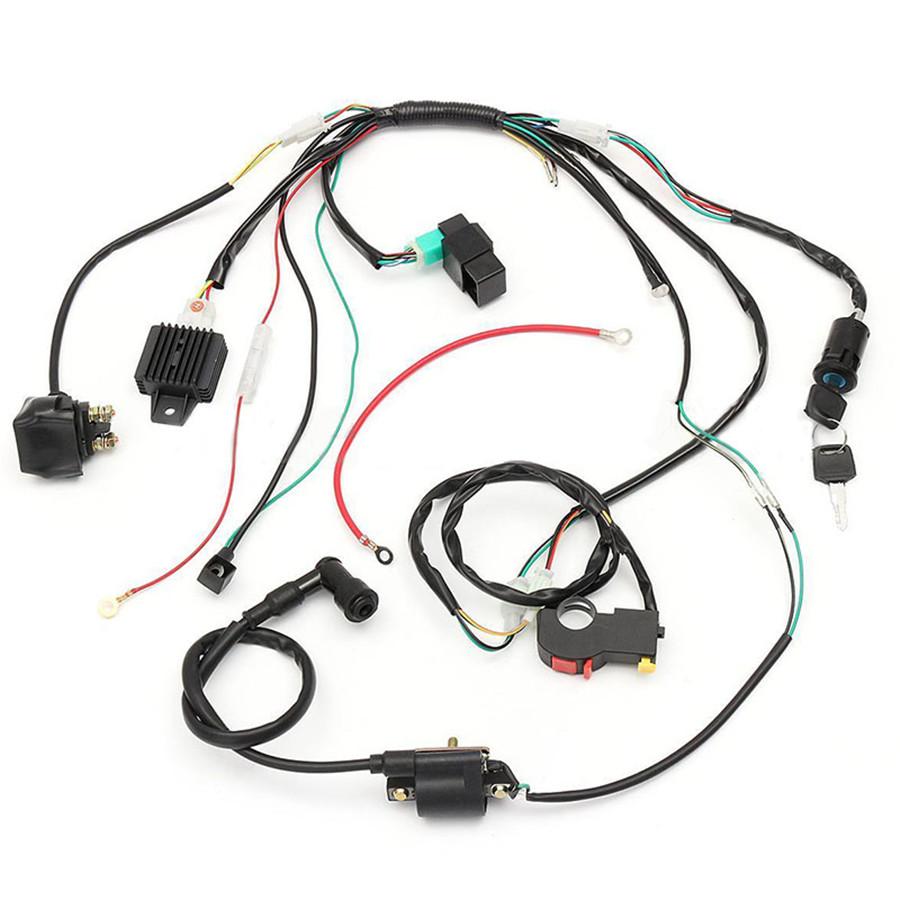 CDI Wire Harness Stator Assembly Wiring Harness For Chinese ATV Quad 50cc-125CC